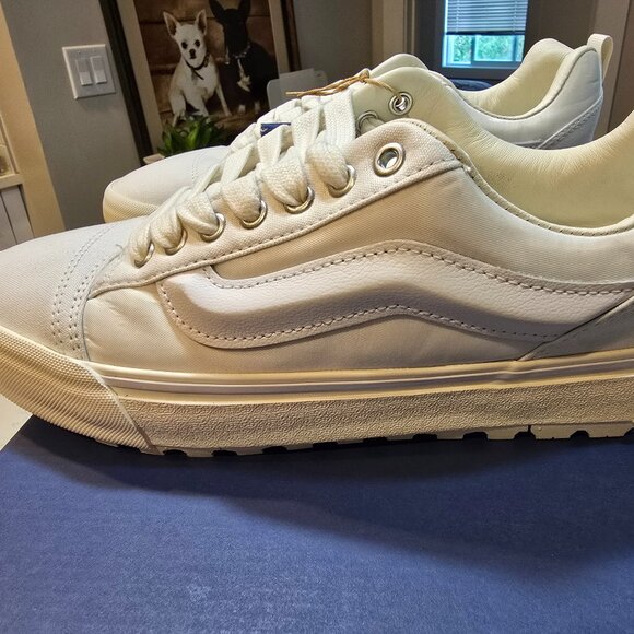Vans Premium LX Knu Skool Mte-1 Mercer White Men Hiking Shoes VN000CXRWHT SZ 12 - Picture 1 of 9